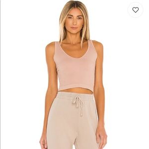Free People Solid Rib Brami in Nude - NWOT M/L